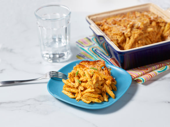 Buffalo Chicken Pasta Bake